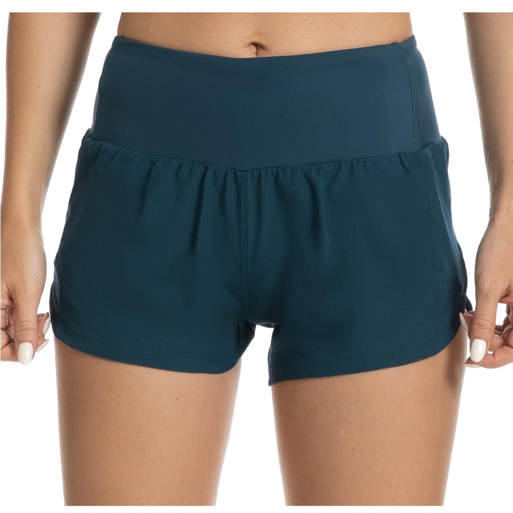 ✨2 for $35 ALL SHORTS! GYM PEOPLE - Running Shorts 4" DARK TEAL Small